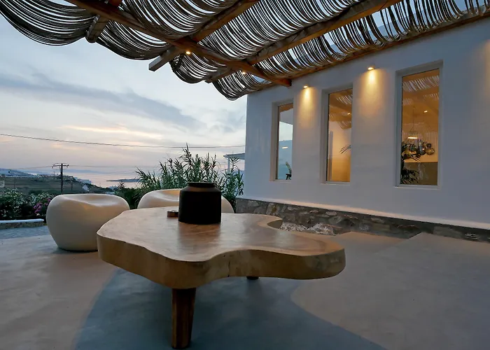 Hotéis de luxo em Mykonos Town perto de Praia Paranga