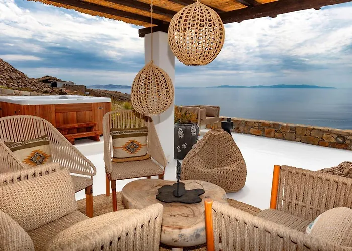 Villa Mandala With Private Hot Tub And Shared Pool Mykonos Town