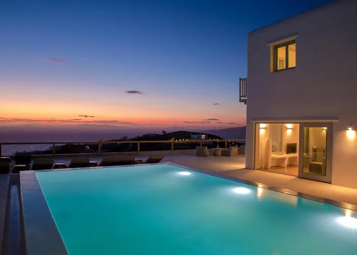 Villa Zeus- Amazing Aegean View With Private Pool Mykonos Town privato