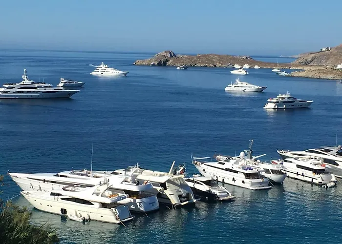 Pet friendly Beachfront Mykonos Guest House Ornos 